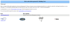 Desktop Screenshot of listes.auto-hebergement.fr